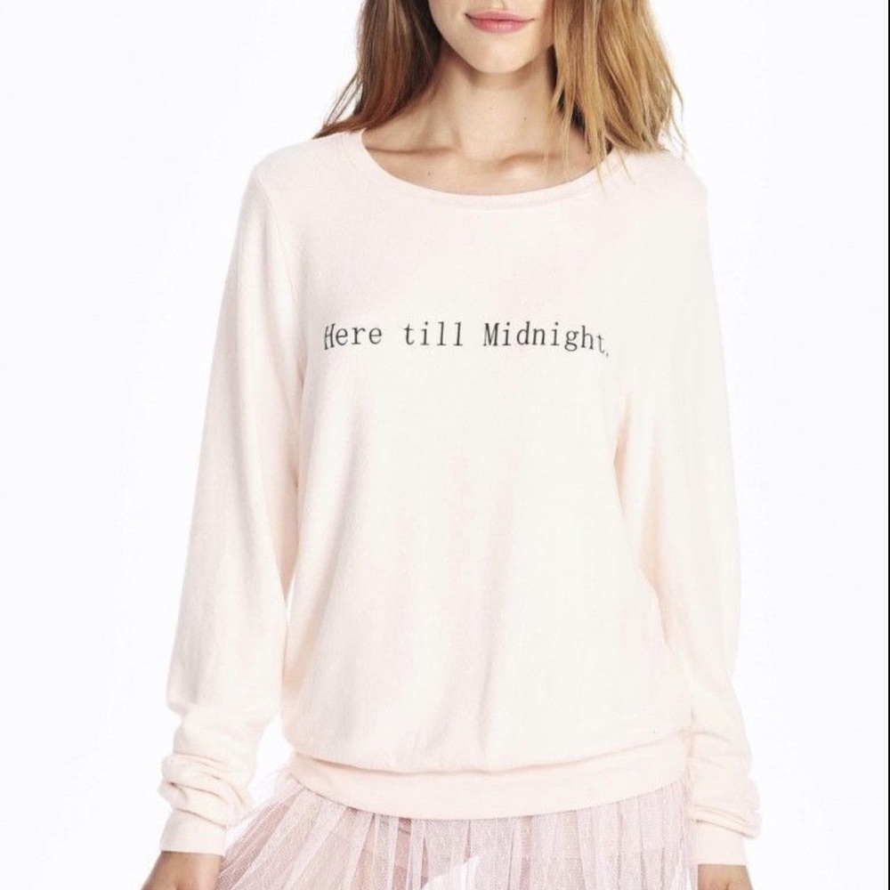 Wildfox Here Til Midnight Baggy Beach Sweater Sz S